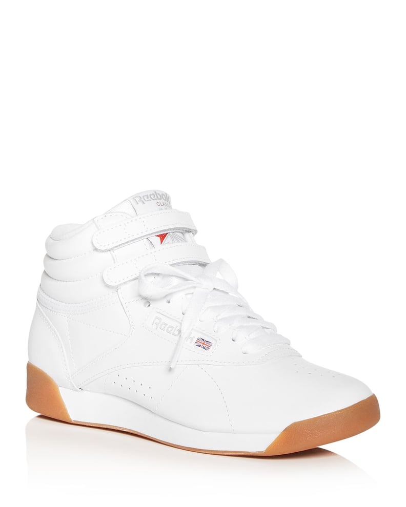 Reebok Women's Freestyle Leather High Top Sneakers