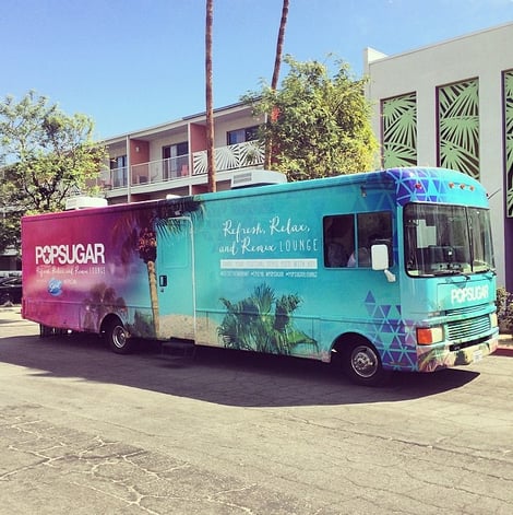 It's festival time — the POPSUGAR Lounge arrived in Palm Springs, CA!
Source: Instagram user POPSUGAR Beauty