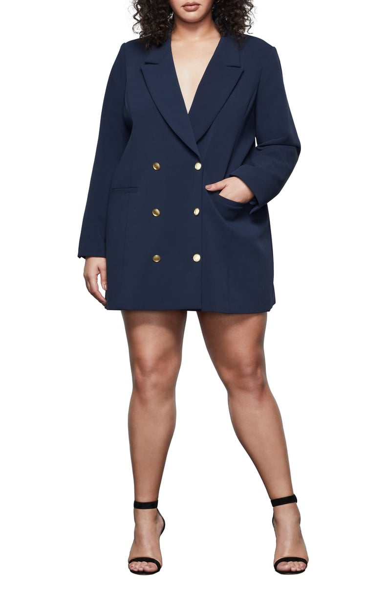 A Blazer Dress: Good American Long Sleeve Exec Blazer Dress