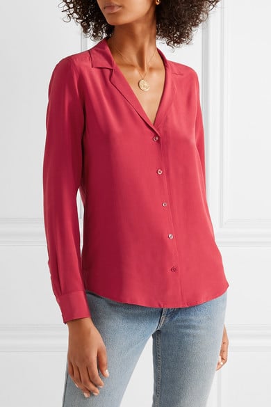 Equipment Adalyn Washed-Silk Shirt