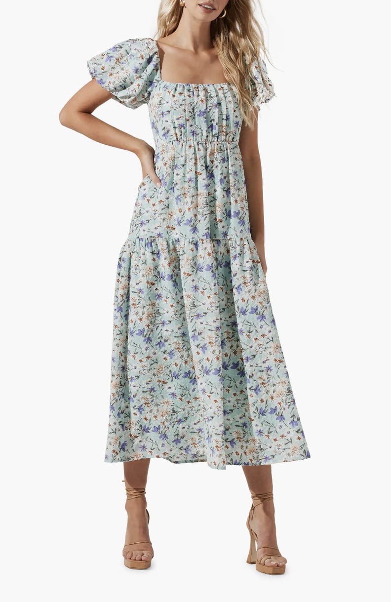 Best Floral Printed Midi Dress