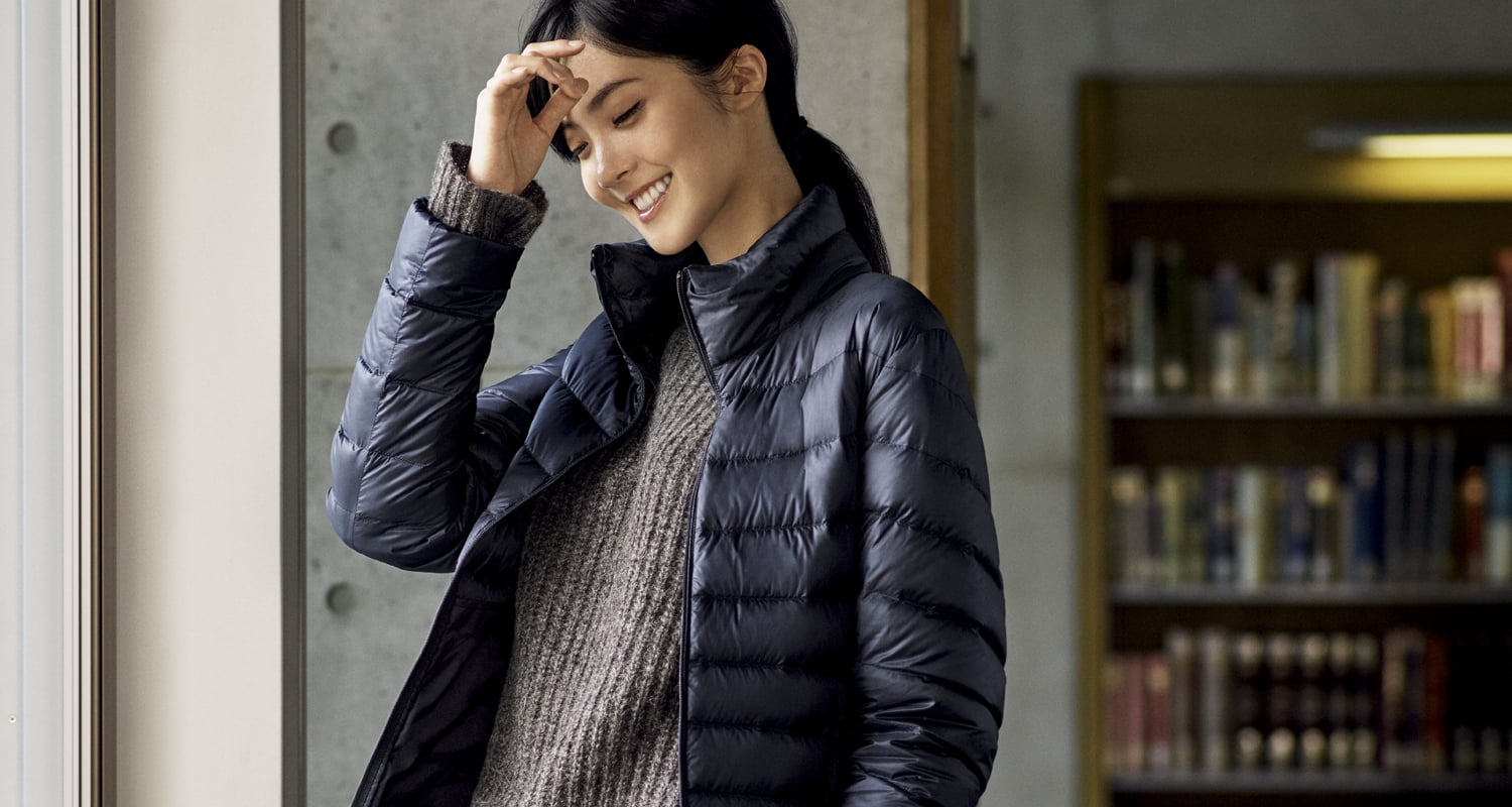 Uniqlo leather sales jacket womens
