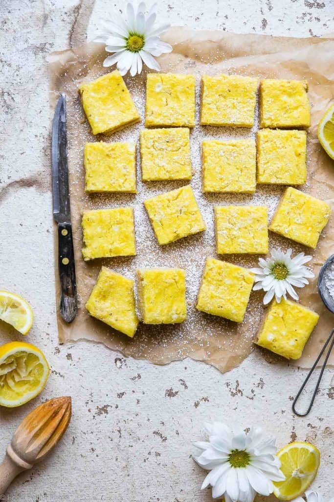 Sugar-Free Keto Low-Carb Lemon Bars