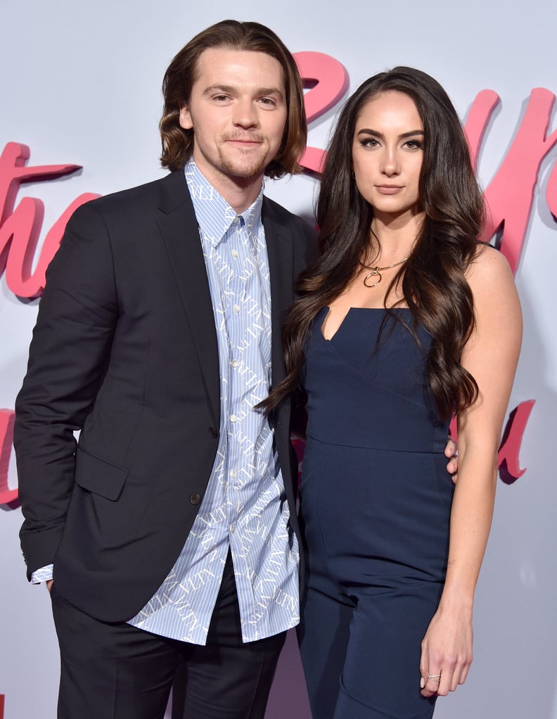HOLLYWOOD, CALIFORNIA - FEBRUARY 03:  Joel Courtney and guest attend the Premiere Of Netflix's 