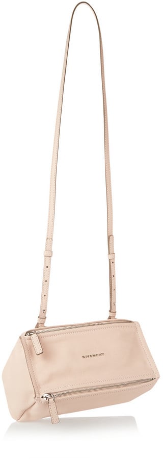Givenchy Micro Pandora Shoulder Bag in Blush Textured-Leather ($1,225)