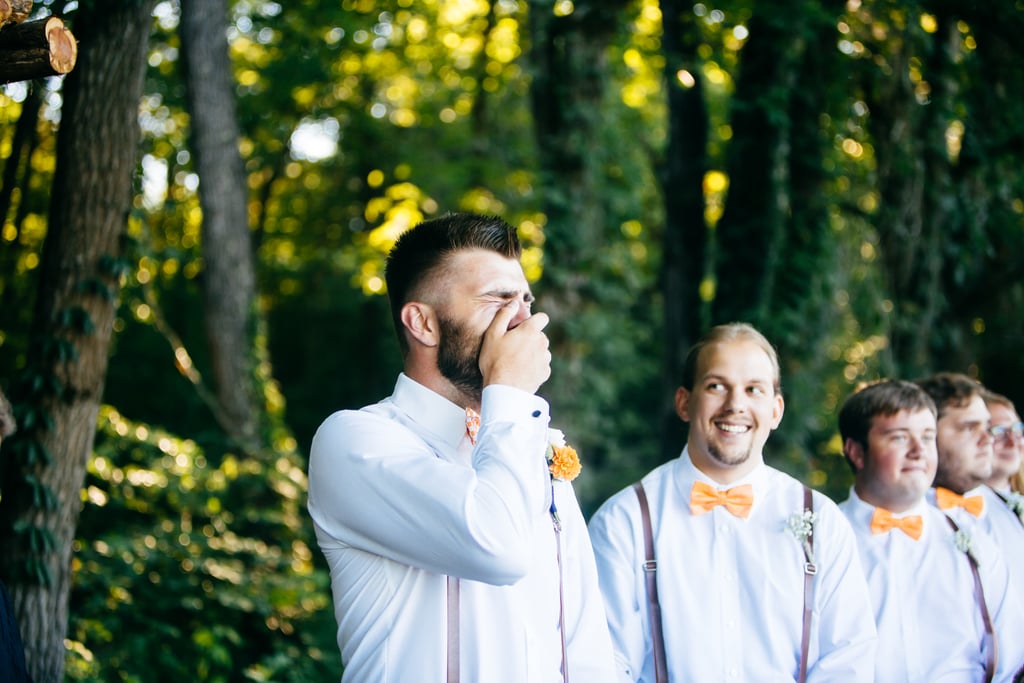 Groom's Emotional Reaction During the First Look