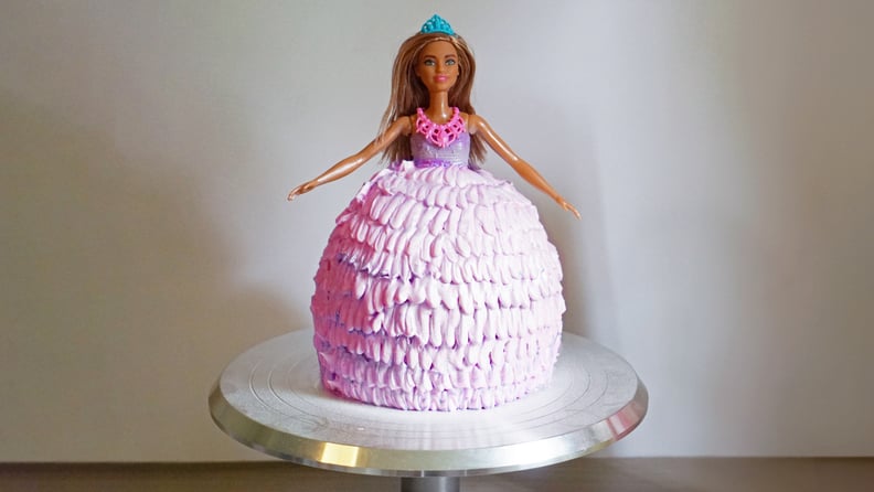 barbie cake: finished recipe