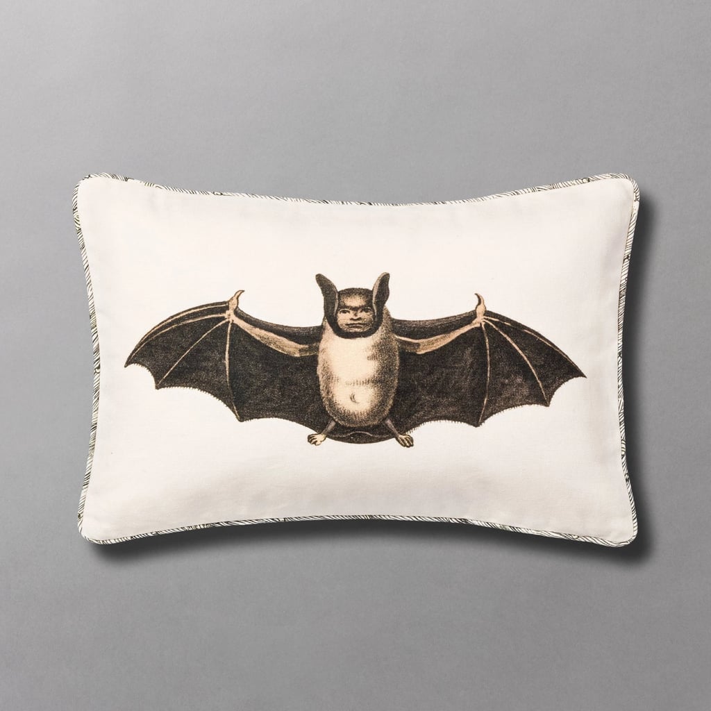 John Derian for Threshold Bat Nap Bat Print Lumbar Throw Pillow