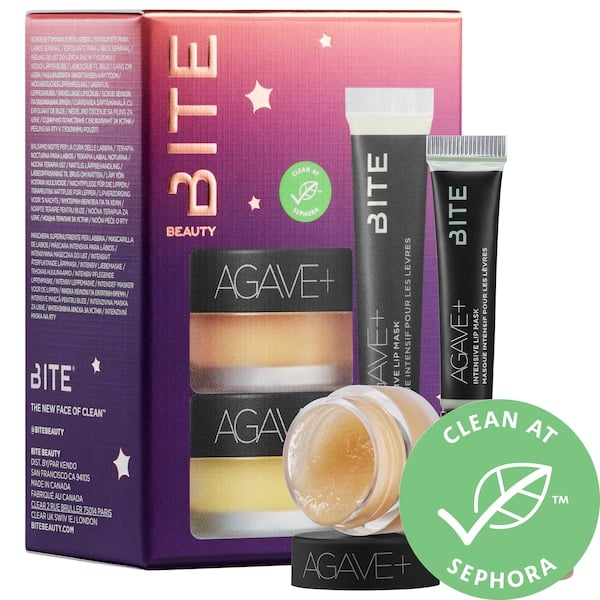 Bite Beauty Mini Starlit Succulents 3-piece Agave + Lip Care Set