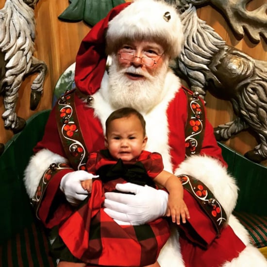 Chrissy Teigen's Photo of Luna Meeting Santa 2016