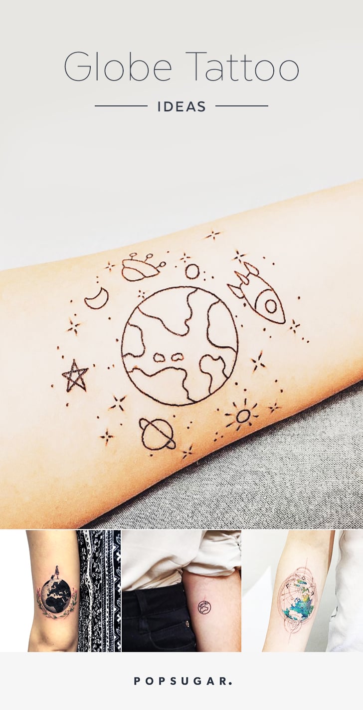 20 Globe And Airplane Tattoos  Designs With Meanings