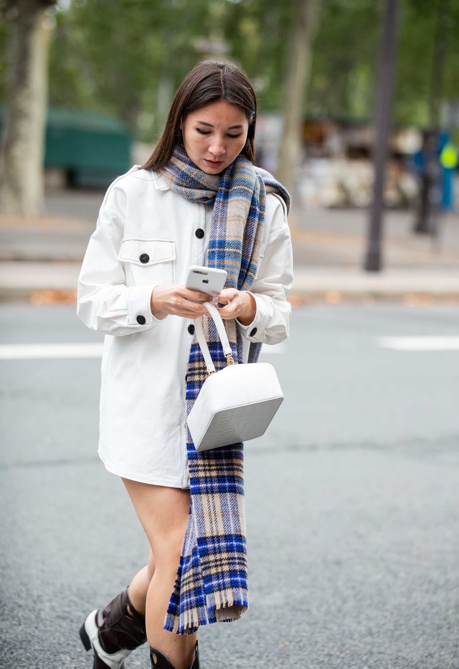 Winter Outfit Ideas For Styling Your Blanket Scarf | POPSUGAR Fashion
