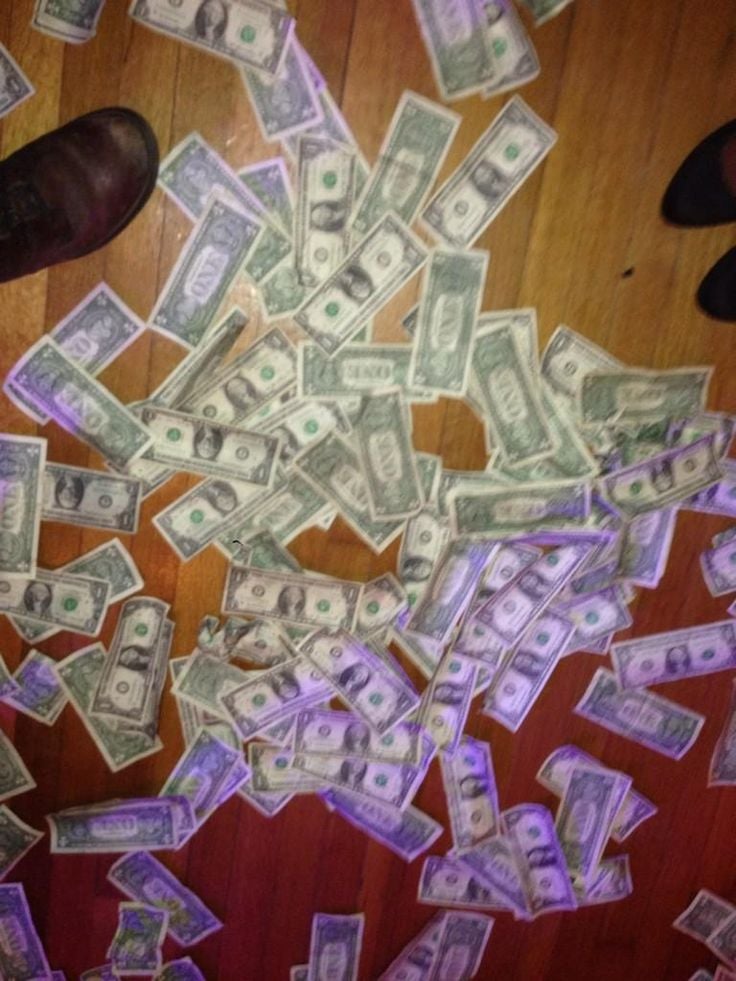 "Making it rain," Soderbergh tweeted.