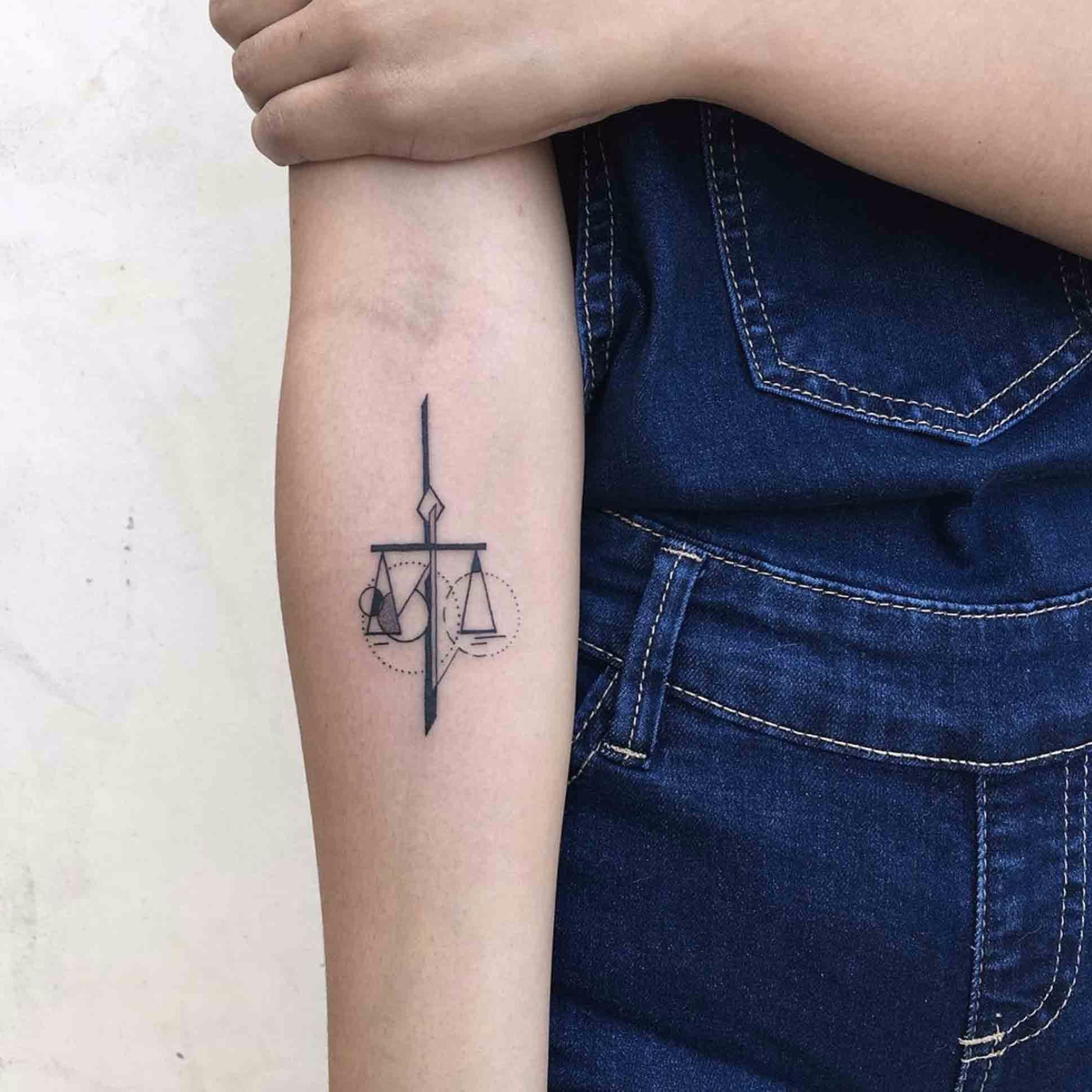 Libra Tattoo Ideas Popsugar Love Sex