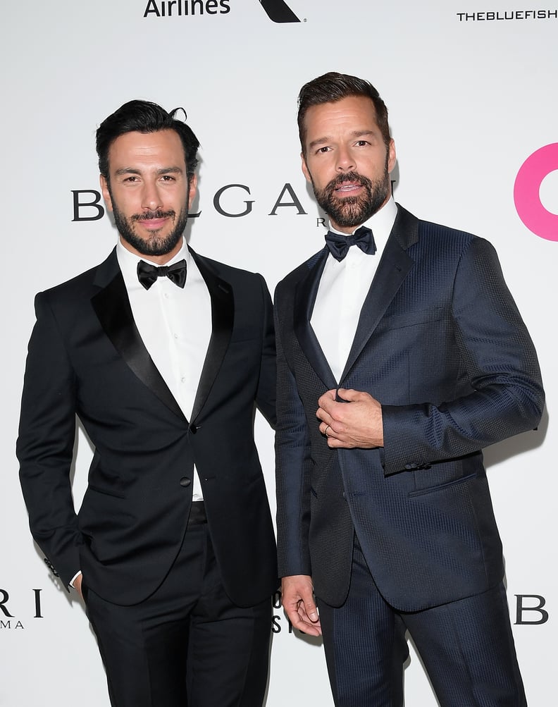 Ricky Martin and Jwan Yosef