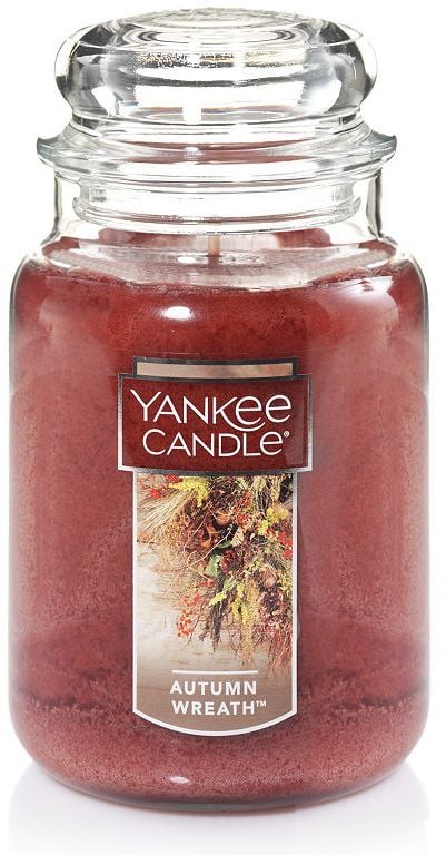 Yankee Candle Autumn Wreath Candle Jar