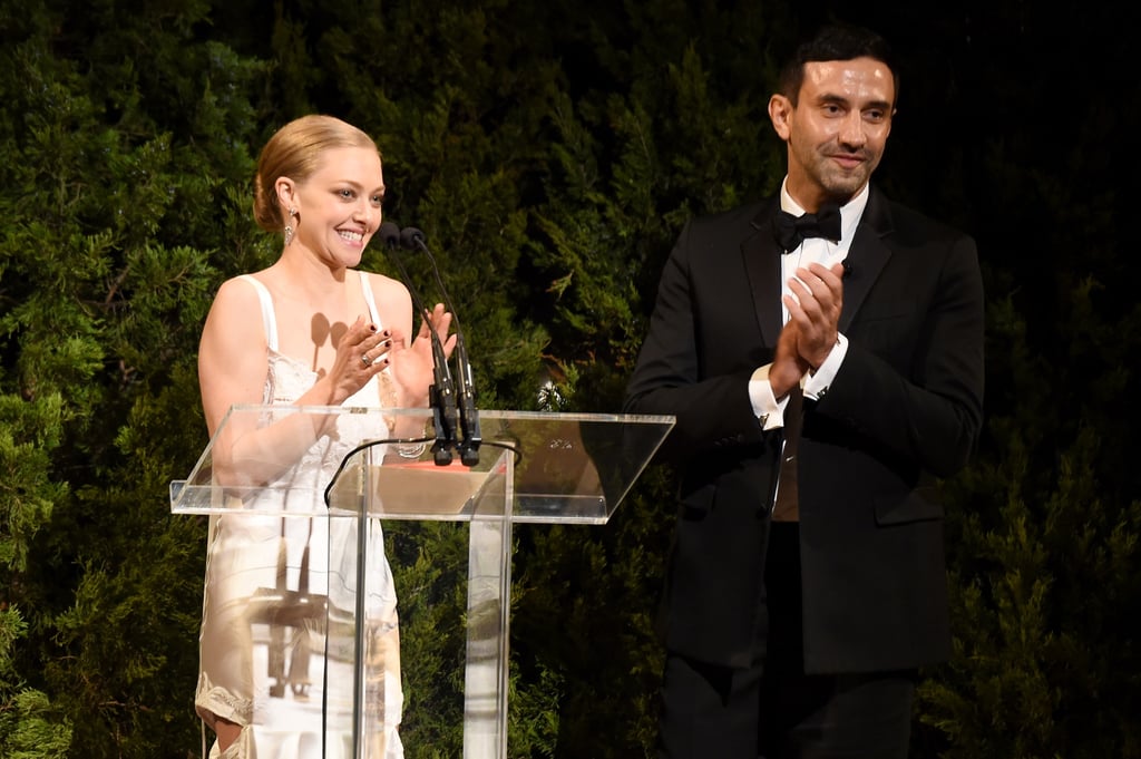 Amanda Seyfried and Riccardo Tisci