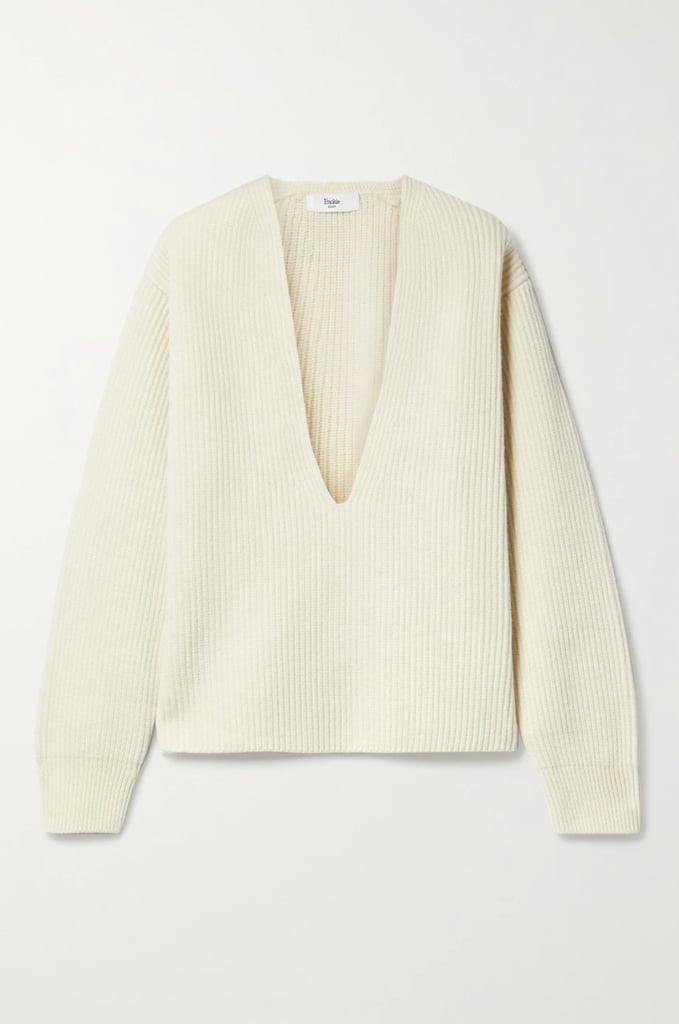 Frankie Shop Ribbed Wool Sweater