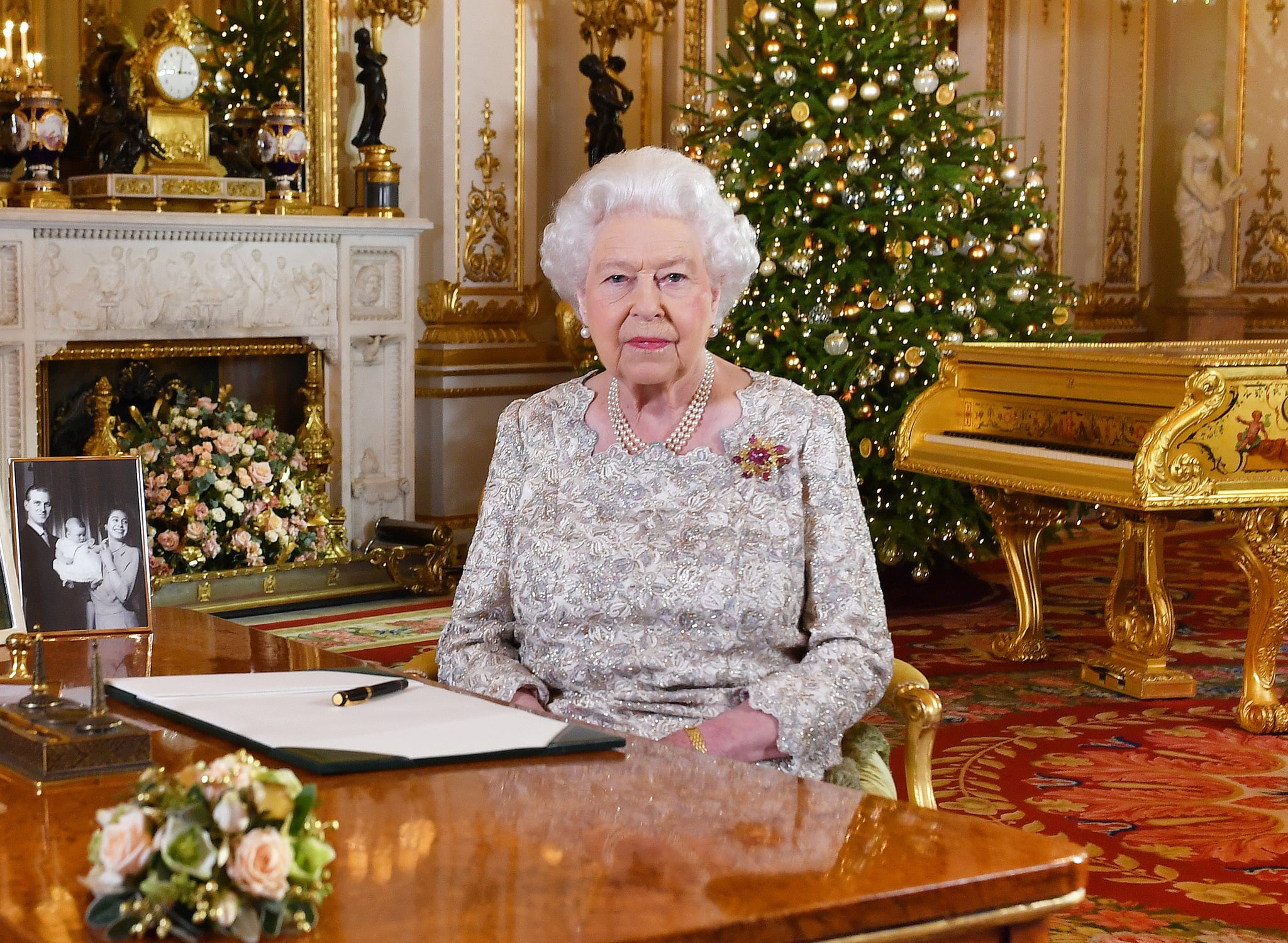 Queen Elizabeth II delivers her 2018 Christmas address