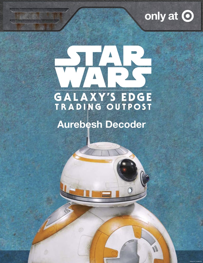 Star Wars: Galaxy's Edge Trading Outpost Aurebesh Decoder
