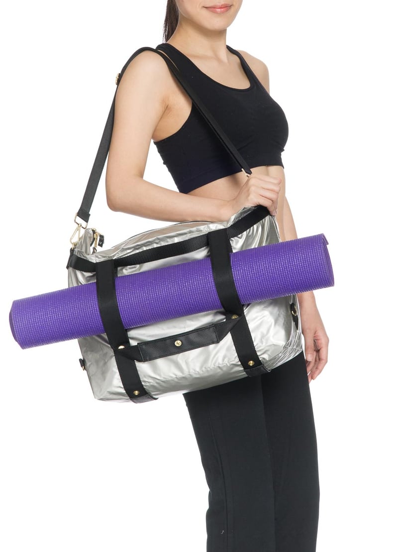 The ANDI Midnight Metal Gym Tote