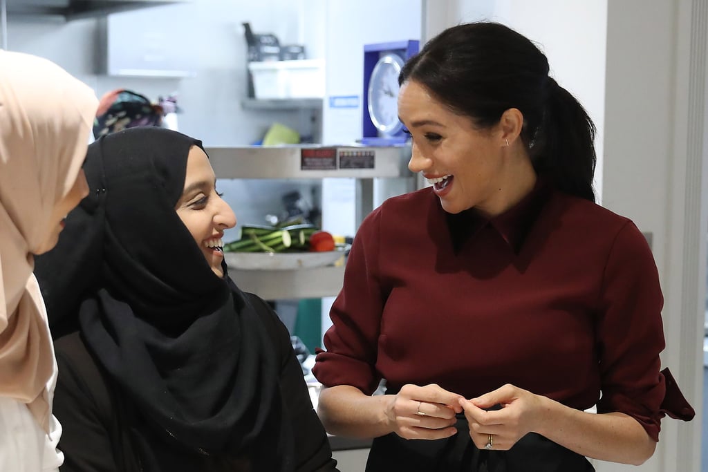 Meghan Markle Visits Hubb Community Kitchen November 2018