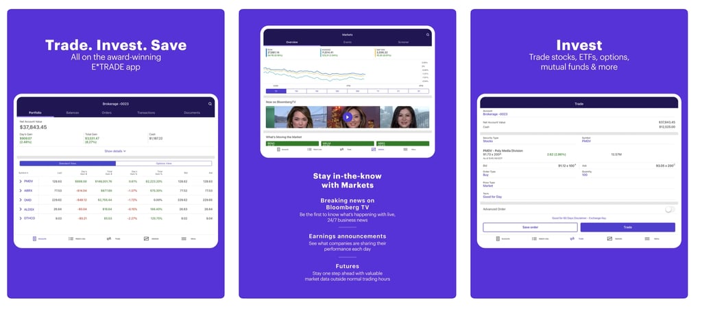 Best OG Investing App: E*Trade