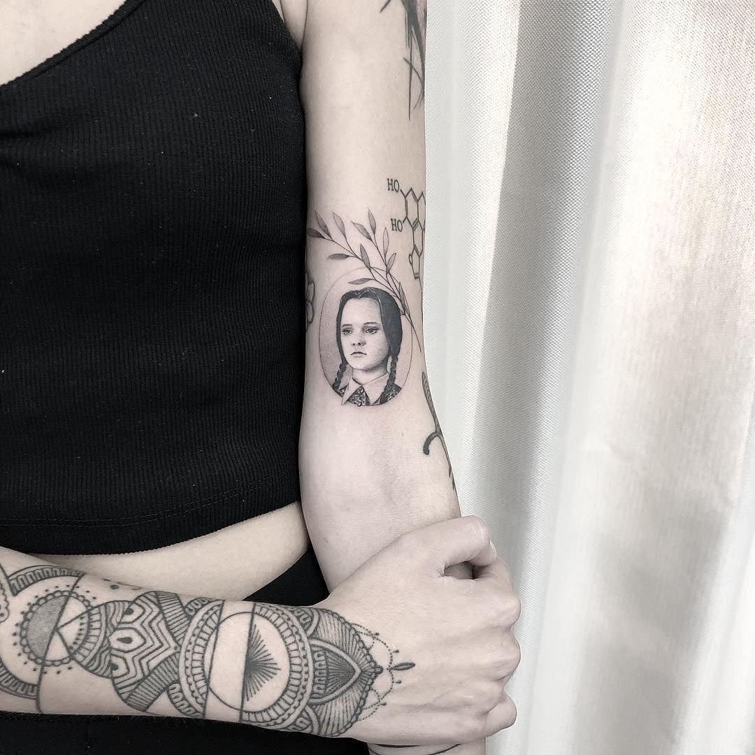 The Addams Family Tattoos Ideas & Inspiration | POPSUGAR Beauty
