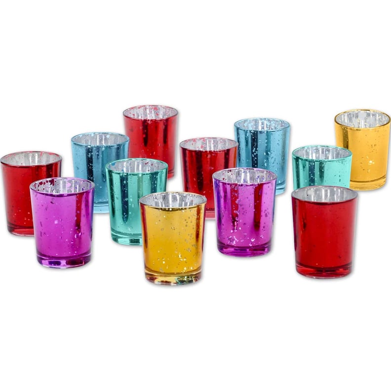 Koyal Wholesale Mercury Glass Votive Candle Holders