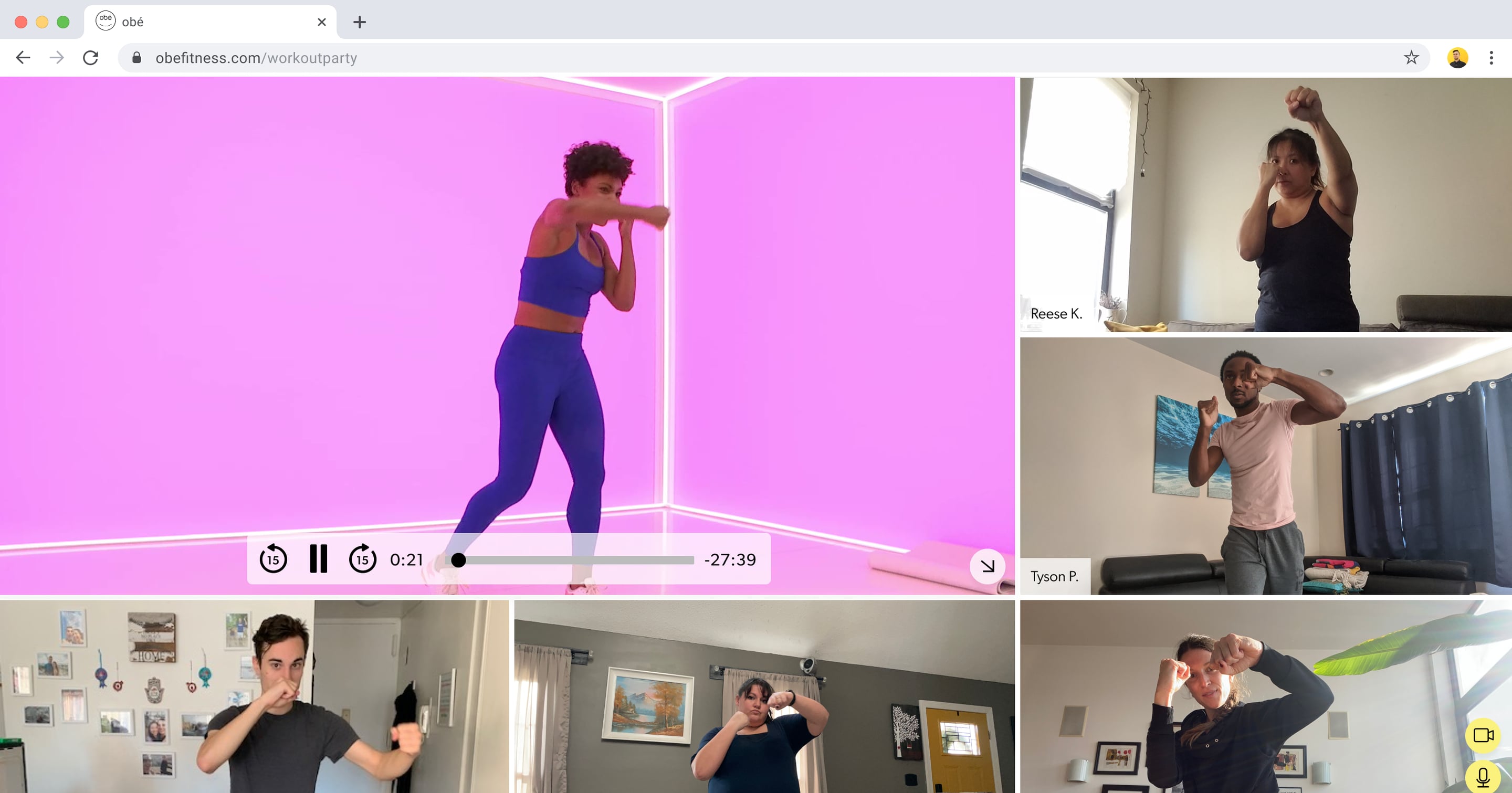 Obe workout deals