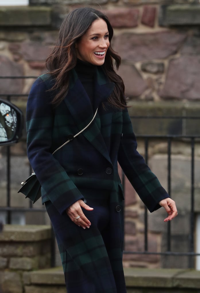 February: Meghan made a visit to Edinburgh Castle in Scotland.