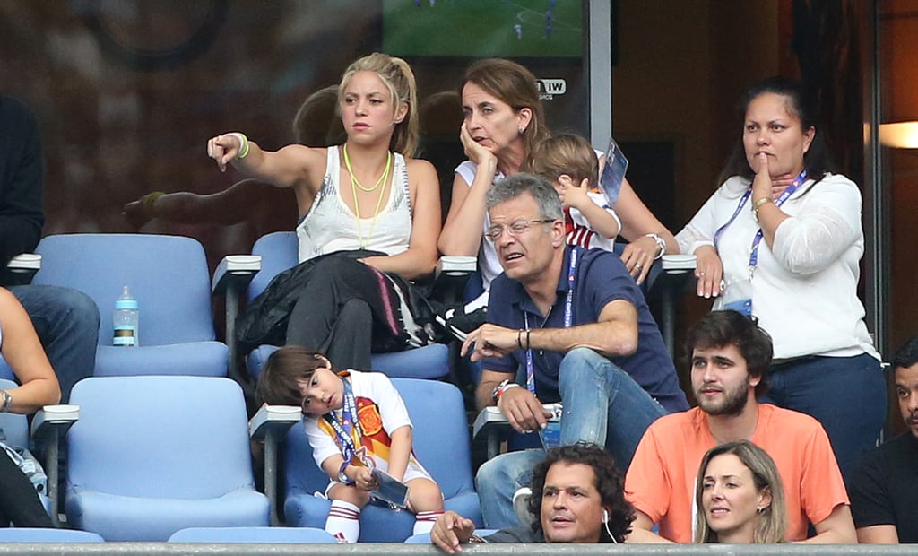 Shakira and Her Family at the Euro Cup 2016 | Photos