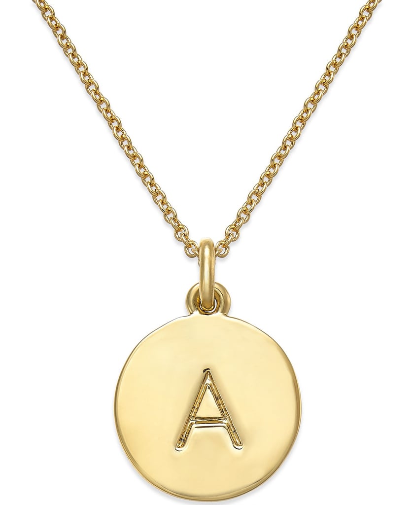 Kate Spade New York  12k Gold-Plated Initials Pendant Necklace