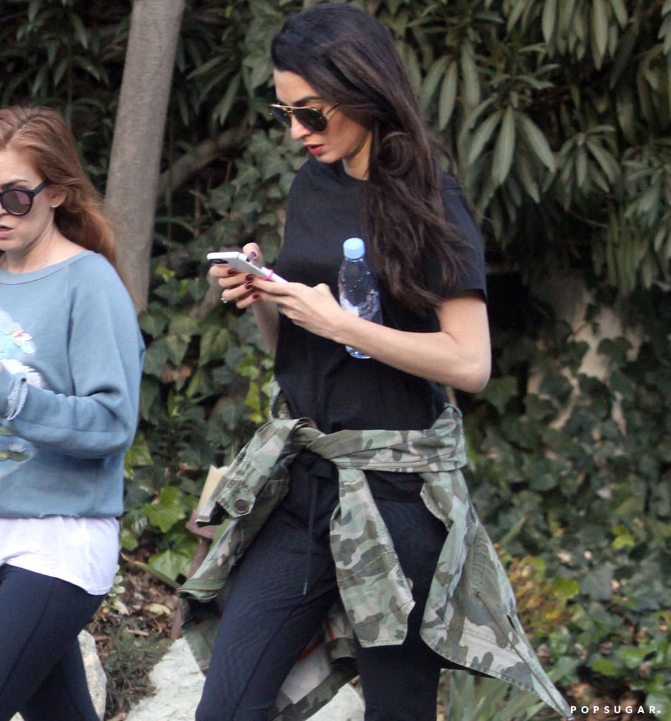 Amal Clooney Nike Leather Sneakers