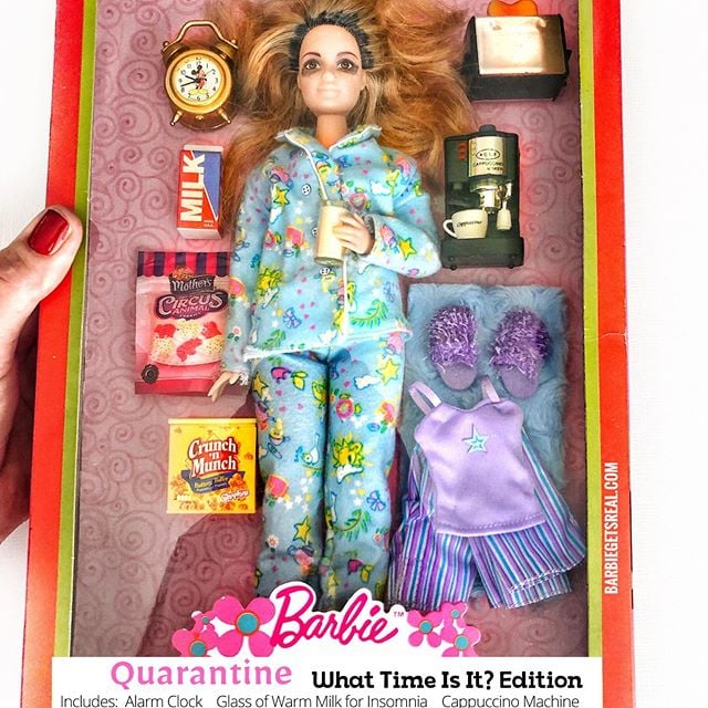What Time Is It? Edition Barbie, A Grandma Made Social-Distancing-Themed  Barbies, and Her Attention to Detail Is Incredible