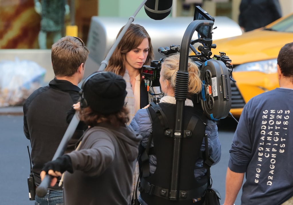 The Girl on the Train Movie Set Pictures