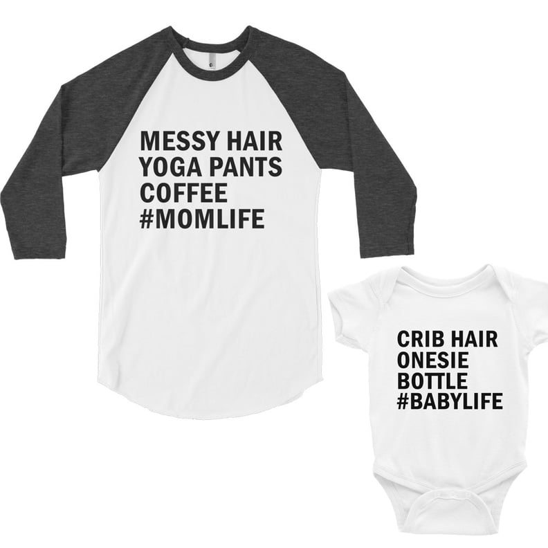 Mommy-and-Me Shirt and Onesie Set