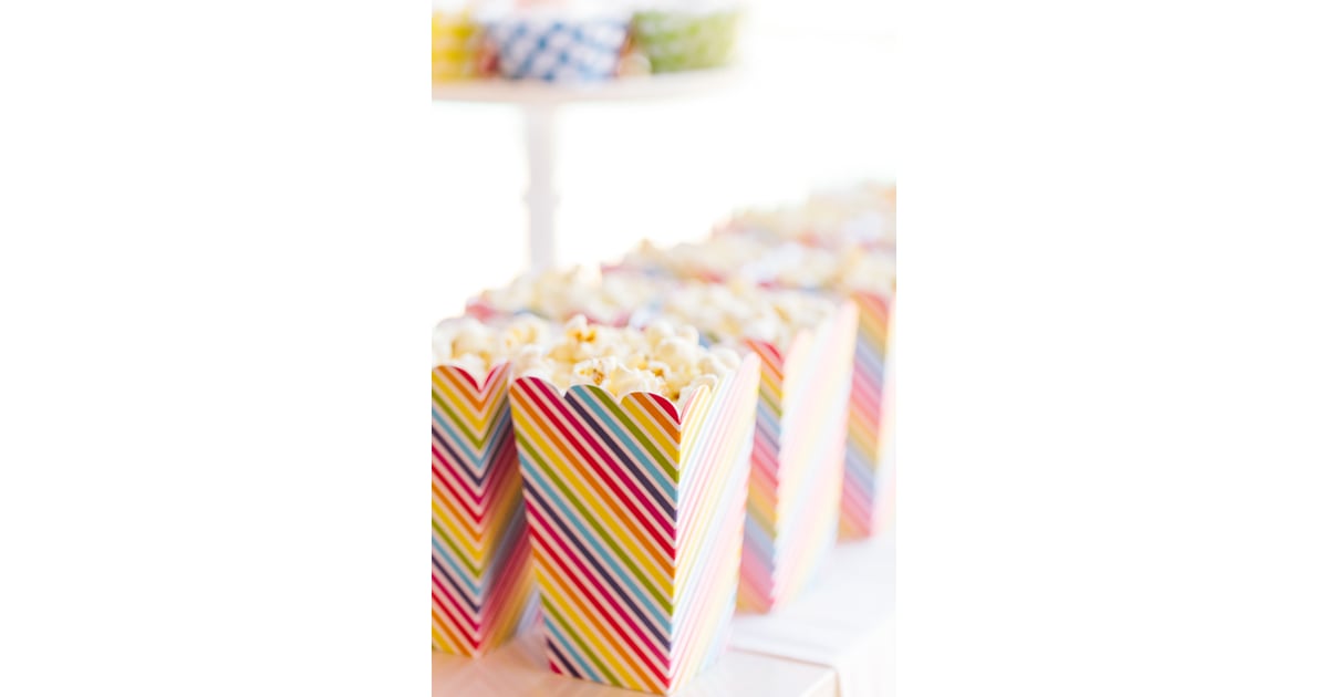 Popcorn Boxes RainbowHeart Birthday Party POPSUGAR Family Photo 7