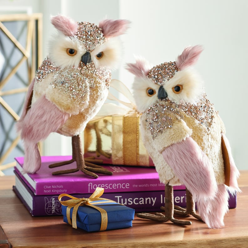 Blush Shimmer Owls