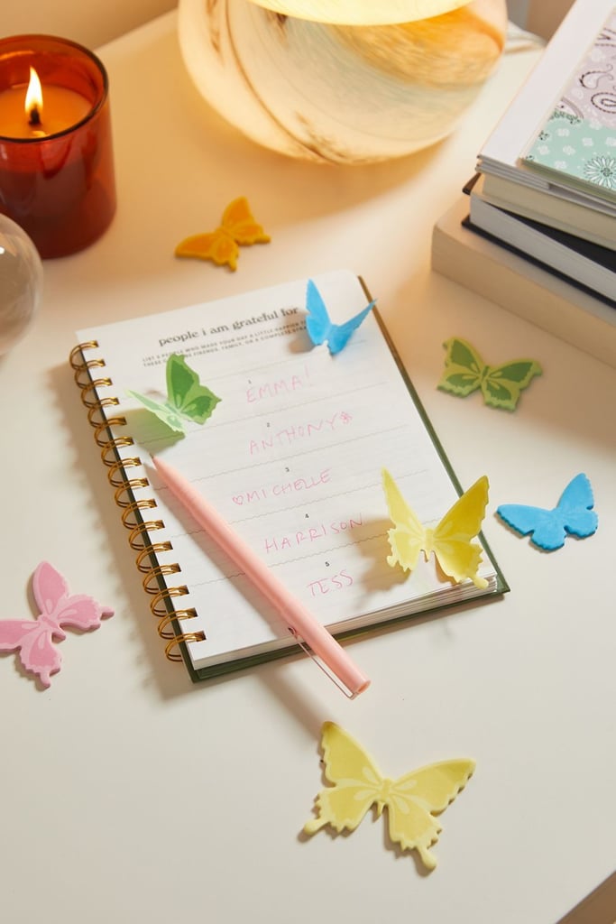 For the Person Who's Always Writing Notes: Butterfly Sticky Notepad Set