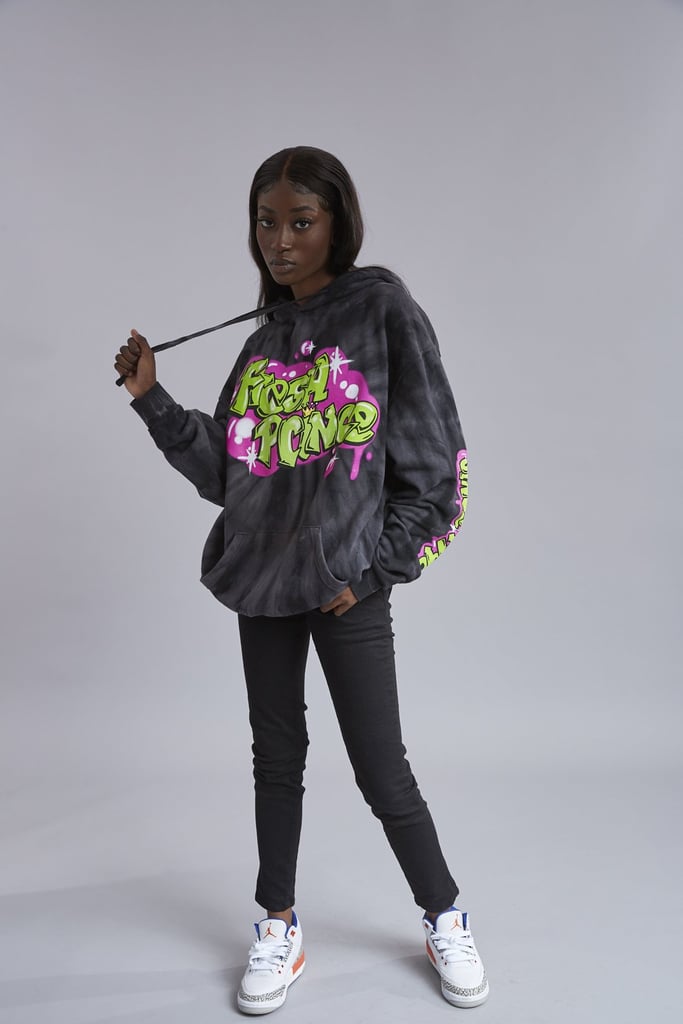 Fresh Black Tie-Dye Hoodie | Gifts For Fans of The Fresh Prince of Bel ...