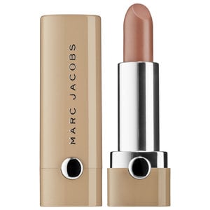 Her smile was completed with Marc Jacobs New Nudes Sheer Gel Lipstick in Moody Margot ($30).