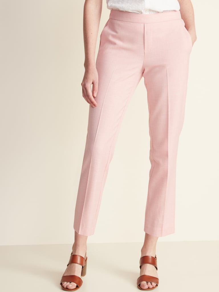 Old Navy Mid-Rise Pull-On Straight Pants