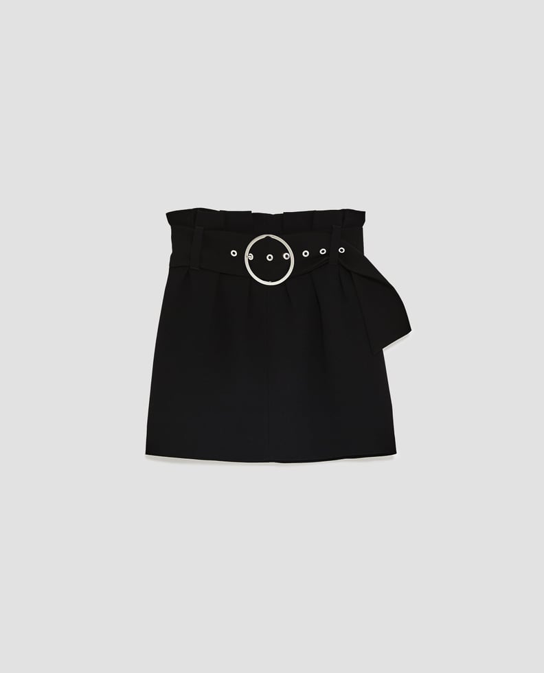 Zara Buckled Miniskirt