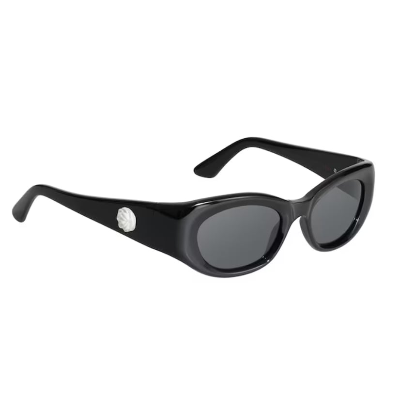 Magda Butrym X H&M Oval Sunglasses with Rose Motif