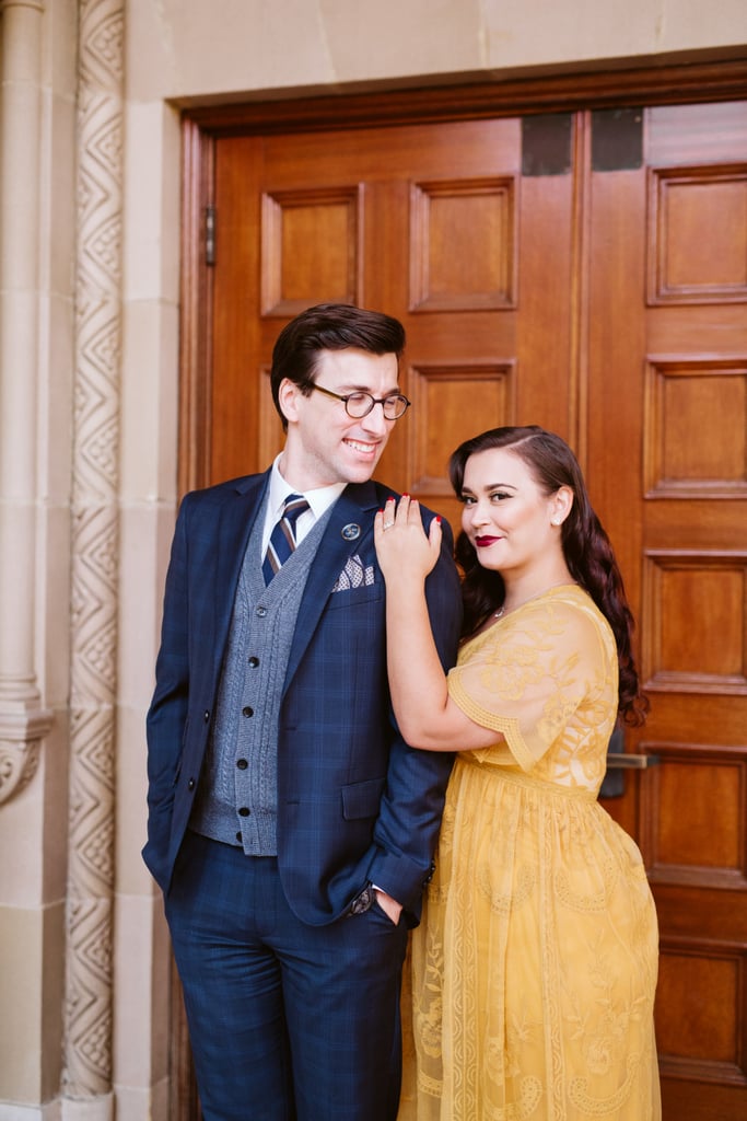 Harry Potter Hufflepuff and Ravenclaw Engagement Photos