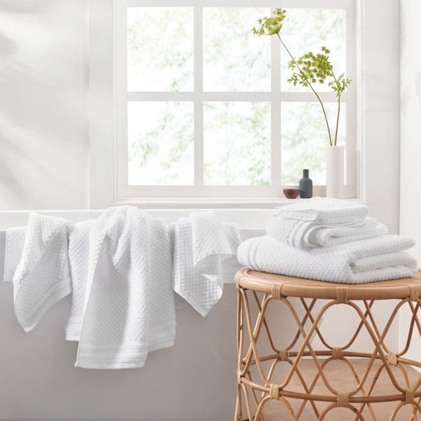 Gap Home Sculpted Organic Cotton 6 Piece Bath Towel Set