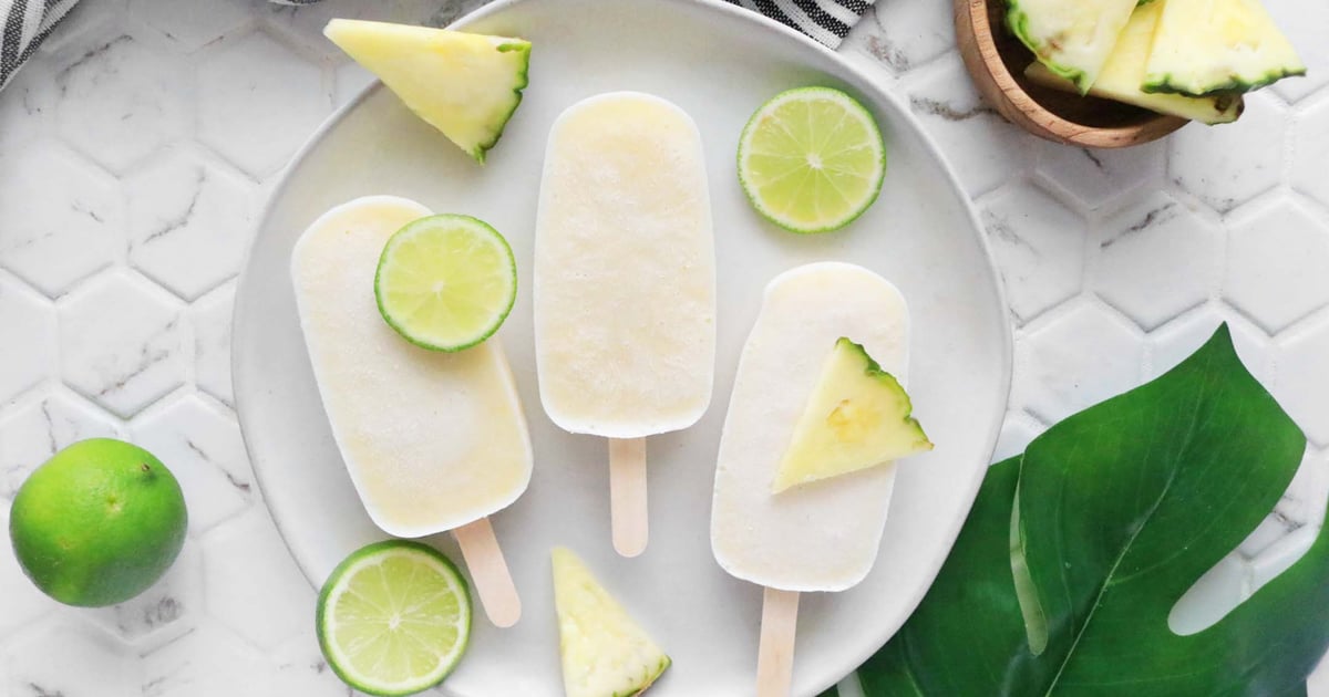 Piña Colada Popsicle Recipe POPSUGAR Food