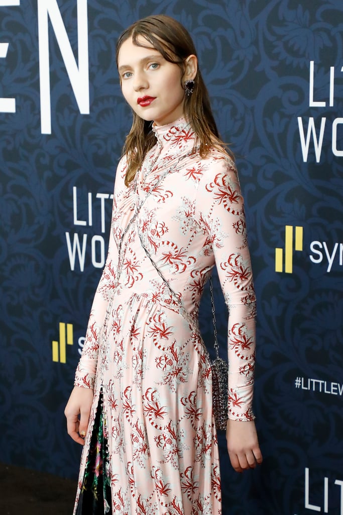 Pictured: Sashas Frolova at the Little Women world premiere.