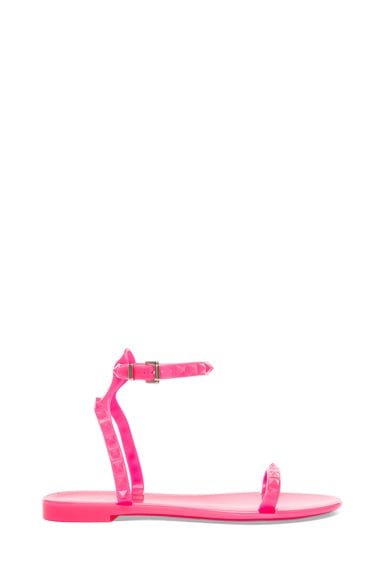 Valentino Rockstud PVC Jelly Sandals